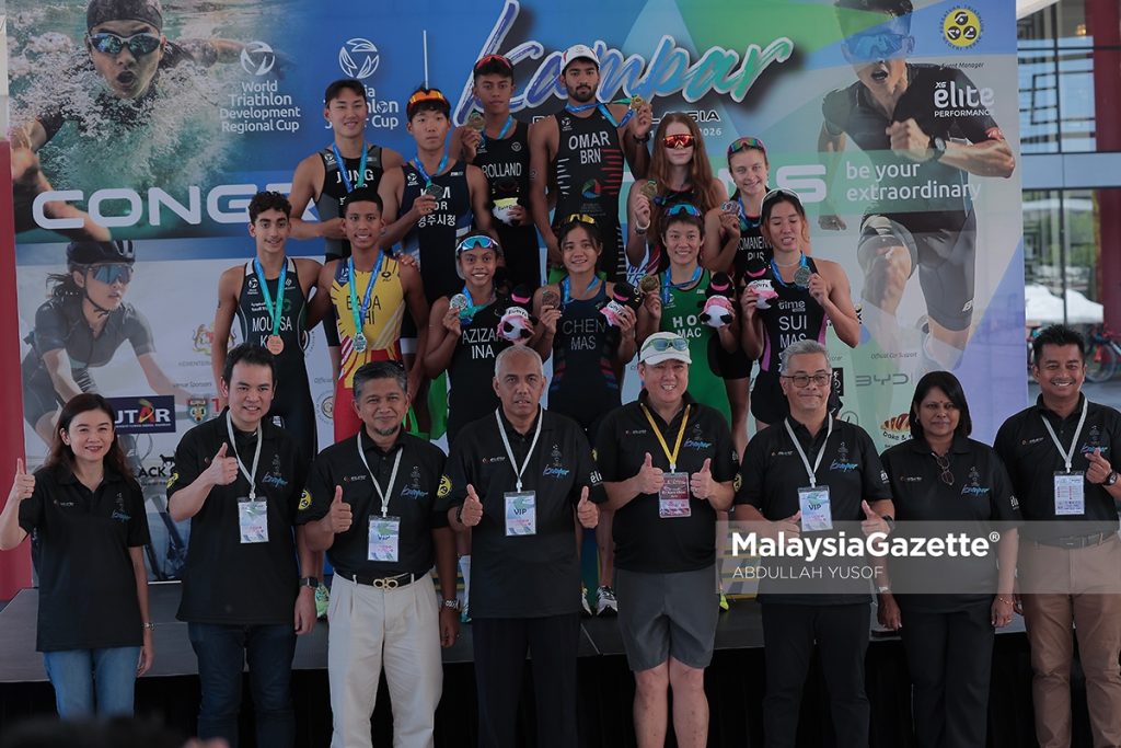 500 peserta dari 34 negara sertai kejohanan triatlon antarabangsa di Kampar