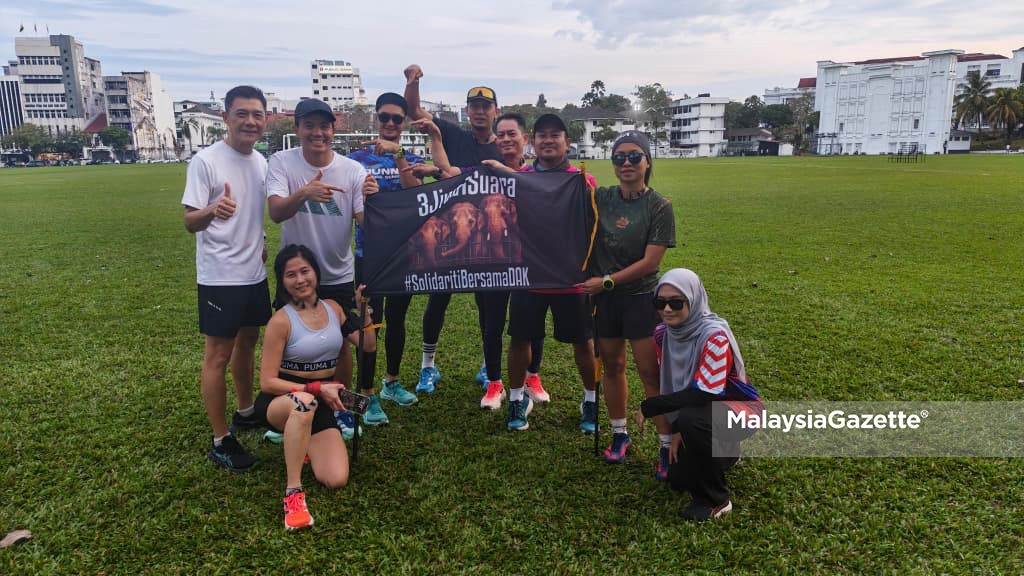 Kecederaan lutut bukan penghalang Choo Seong teruskan Larian Solidariti Selamatkan DAK