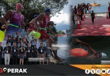MGPerak: 500 Peserta Dari 34 Negara Sertai Kejohanan Triatlon Antarabangsa Di Kampar