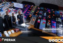 MGPerak: Polis Tahan Tiga Individu, Tumpas Sindiket Bekal Telefon Bimbit, Kad SIM ‘Scammer’