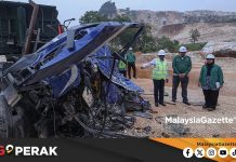 MGPerak: Pemandu Lori Maut Dihempap Batu: JKKP Perak Arah Operasi Kuari Henti Sementara
